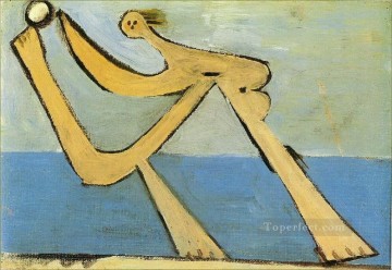 bath bather bathers baths Painting - Bather 5 1928 cubism Pablo Picasso